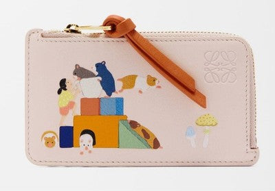 SUNA FUJITA LOEWE COLLABORATION HAMSTER COIN CARD HOLDER (NAPA CALF) MINT