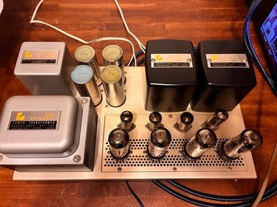 LUXMAN LUXKIT A3700II TUBE POWER AMPLIFIER VACUUM AMP EL34 JAPAN 100V