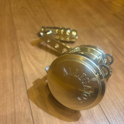ALLIGATOR BATTLEG 10 GOLD BIG GAME REEL UNUSED FULL SET HIGH PERFORMANCE