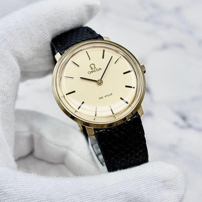 OMEGA MEN'S WRISTWATCH DE VILLE MANUAL WINDING TOOL104 ORIGINAL BUCKLE