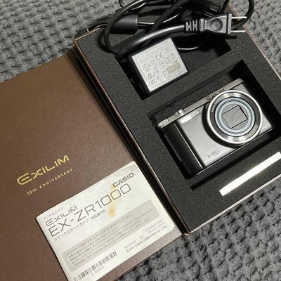 CASIO EXILIM EX ZR1000BSA 10TH ANNIVERSARY LIMITED DIGITAL CAMERA BLACK