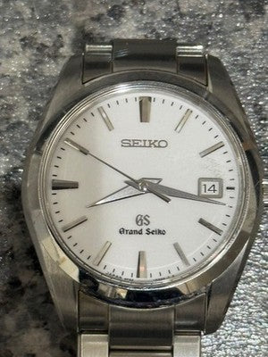 SEIKO SBGX059 GRAND SEIKO LADIES WRISTWATCH ROUND FACE JAPAN MADE DIAL WHITE