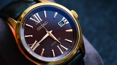 SEIKO BRIGHTZ SDGM008 6R15-03C0 AZABU TAILOR 500LTD BROWN DIAL MENS AUTO SS