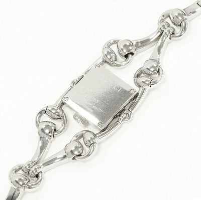 GUCCI SIGNORIA 116.5 12P DIAMOND SILVER QZ LADIES WATCH 2.9CM WRIST 16CM