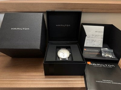 HAMILTON AMERICAN CLASSIC INTRA-MATIC H38755151 H387550 38MM SILVER STEEL WATCH