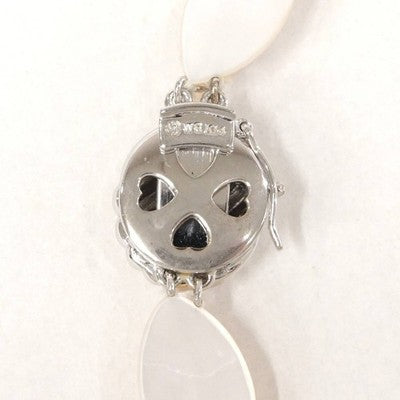 TASAKI PEARLS MABE PEARL NECKLACE K14WG METAL FITTINGS FASHION JEWELRY