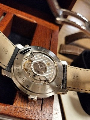 MUHLE GLASHUTTE M1-30-65 AUTOMATIC POWER RESERVE DAY DATE LIMITED 1000 BOXED