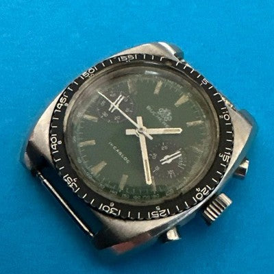 BUCHERER LANDERON 248 CHRONOGRAPH MANUAL WIND WATCH FOR PARTS OR NOT WORKING
