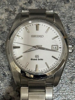 SEIKO SBGX059 GRAND SEIKO LADIES WRISTWATCH ROUND FACE JAPAN MADE DIAL WHITE
