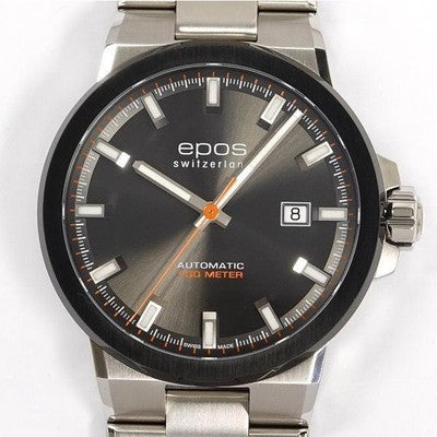 EPOS 3442BSGYM SPORTIVE MEN'S WRISTWATCH AUTOMATIC ROUND FACE SKELETON BACK