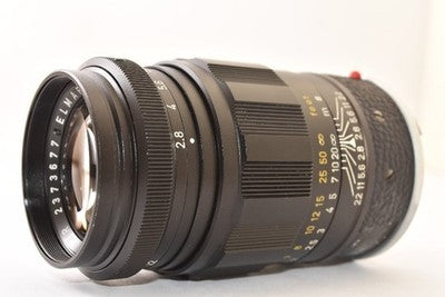 LEICA ELMARIT 90MM F2.8 M-MOUNT BLACK MEDIUM TELEPHOTO LENS FROM LEICA