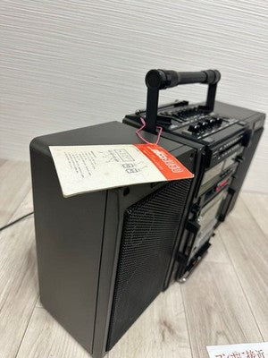 HITACHI TRK-9050 PERDISCO BOOMBOX SEPARABLE STEREO CASSETTE AS IS