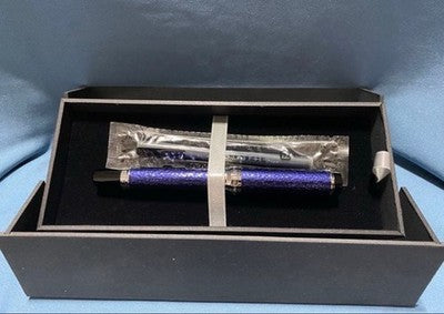 SAILOR FOUNTAIN PEN OITA MADE JAPAN BLUE M NIB UNUSED W/ CONVERTER & CARTRIDGES