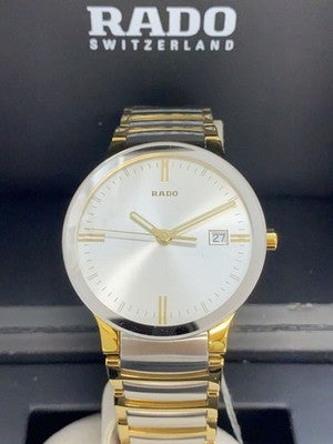 RADO CENTRIX R30931103 QUARTZ SILVER DIAL STAINLESS STEEL ANALOG MEN'S WATCH