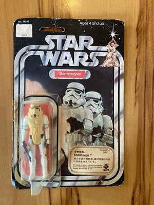 KENNER STAR WARS STORM TROOPER FIGURE OLD KENNER VINTAGE 1978 TAKARA W/BOX USED