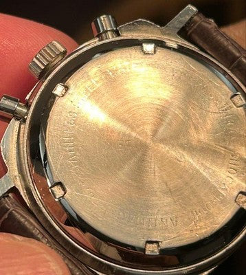 GLYCINE VINTAGE MANUAL WIND CHRONOGRAPH 36MM MEN'S WATCH EXCELLENT WORKING JP