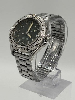 BREITLING COLT OCEAN A17035 AUTOMATIC MEN'S WATCH GREEN DIAL 38MM WORKING
