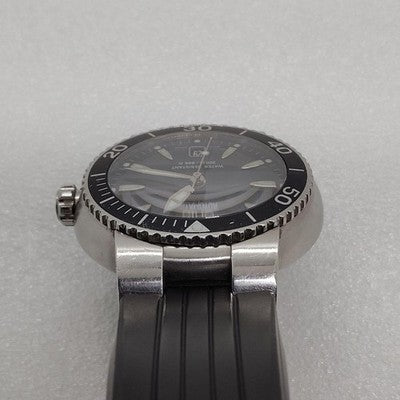 ORIS DIVERS 7533 AUTOMATIC 200M BLACK DIAL RUBBER STRAP MEN'S WATCH SWISS