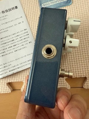 MAD PROFESSOR SKY BLUE OVERDRIVE HW HAND WIRED GUITAR PEDAL TESTED FROM JAPAN