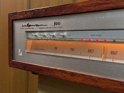 LUXMAN T-300X FM TUNER HIGH END AUDIO RECEIVER JAPAN TESTED VINTAGE USED HI-FI