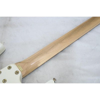 BACCHUS G-CUSTOM HSH ELECTRIC GUITAR 24 FRETS LOCKING TREMOLO WHITE USED