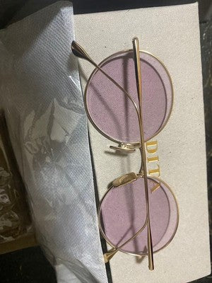 DITA DTX506 BELIEVER Sunglasses Gold Round Frame Demo Lens Unused w/ Box