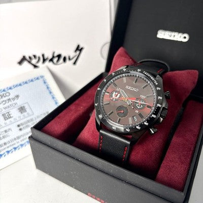 SEIKO BERSERK COLLAB WATCH LIMITED 300PCS CHRONOGRAPH 8T63-01S0 UNUSED JAPAN