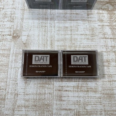 SHARP DEMONSTRATION TAPE DAT TAPE CASSETTE TAPE RARE NEAR MINT