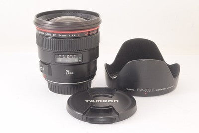 CANON EF 24MM F1.4L USM LARGE-APERTURE WIDE-ANGLE L LENS AS IS