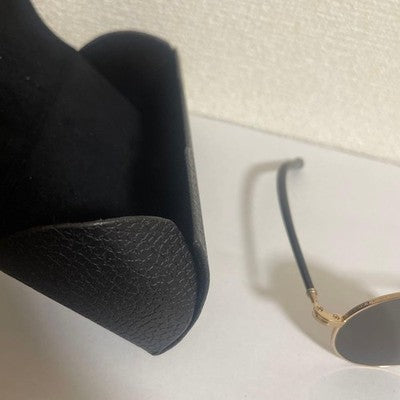 MATSUDA EYEWEAR M3119 ROUND SUNGLASSES METAL FRAME MADE IN JAPAN - W/ CASE
