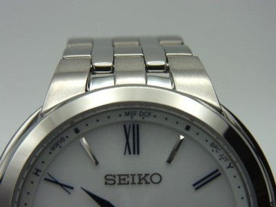 SEIKO SBTM281 SOLAR RADIO CONTROLLED MEN'S WATCH 37.7MM STAINLESS STEEL