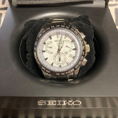 SEIKO ASTRON SBXB047 8X53-0AB0 MEN'S WRISTWATCH GPS SOLAR TITANIUM JAPAN