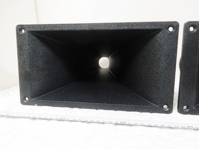 JBL 2376 METAL HORN 1.5 INCH THROAT PAIR FOR 2450SL DRIVERS USED GOOD CONDITION