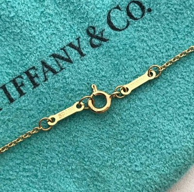 TIFFANY ＆ CO.OPEN HEART NECKLACE K18 YELLOW GOLD PENDANT ELSA PERETTI