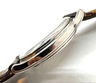 SEIKO 4S25 8010 AUTOMATIC MEN WATCH SILVER DIAL VINTAGE WRISTWATCH WORKING