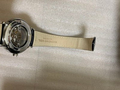 RAYMOND WEIL 2227 AUTOMATIC OPEN HEART WATCH MOP DIAL BOX PAPERS SWISS