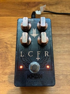 KHDK LCFR HI-GAIN OVERDRIVE BOOSTER - RARE ACID PAINT LIMITED EDITION
