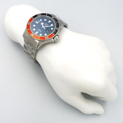 GLYCINE COMBAT SUB SPORT GL1018 QUARTZ DIVER WATCH PEPSI BEZEL BOXED SWISS