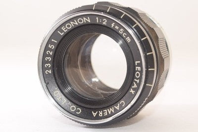 LEOTAX LEONON 5CM 50MM F2 L39 LEICA MOUNT STANDARD LENS FROM JAPAN EXCELLENT++++