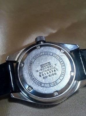 CITIZEN CHALLENGE DIVER 150M 62-6198 AUTOMATIC VINTAGE RED DAY DATE 21J WATCH