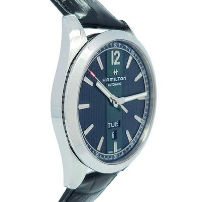 HAMILTON BROADWAY H435150 AUTOMATIC DARK BLUE DIAL DAY DATE MEN'S WATCH