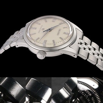 SEIKO GRAND SEIKO SBGW005 9S54-0030 37MM IVORY DIAL MANUAL WIND SS WATCH