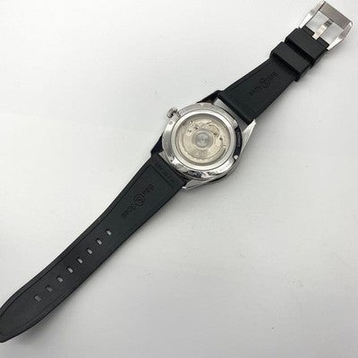 BELL & ROSS BR123-92-SP SPORT HERITAGE AUTOMATIC BLACK DIAL RUBBER MENS WATCH