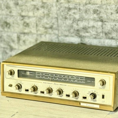 SANSUI SM-33 HI-FI STEREO AMPLIFER VACUUM TUBE RECEIVER FOR PARTS OR NOT WORKING