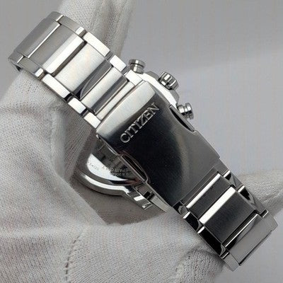 CITIZEN ATTESA H820-S103959 ECO DRIVE RADIO CONTROLLED WORLD TIME WATCH USED