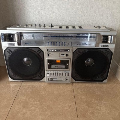 DIATONE JR-711 VINTAGE BOOMBOX RADIO CASSETTE PLAYER WITH MANUAL JAPAN