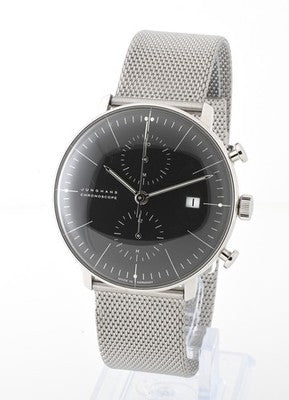 JUNGHANS 27/4601 MAX BILL CHRONOSCOPE MEN'S WRISTWATCH AUTOMATIC WINDING ROUND