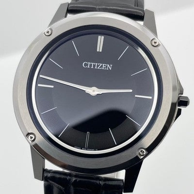 CITIZEN AR5024-01E ECO-DRIVE ONE WATCH SOLAR MOVEMENT BLACK DIAL 39MM