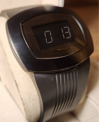 HAMILTON PULSOMATIC AUTOMATIC DIGITAL JAZZMASTER SWISS WATCH 48MM VINTAGE