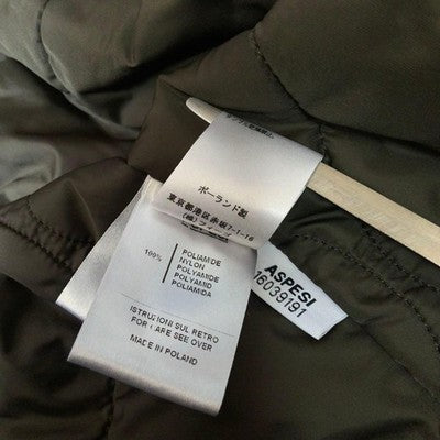 ASPESI M43 FIELD JACKET OLIVE SIZE M WITH LINER MILITARY STYLE ITALY